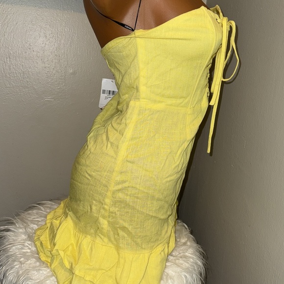 forever 21 yellow tube dress - Picture 4 of 5